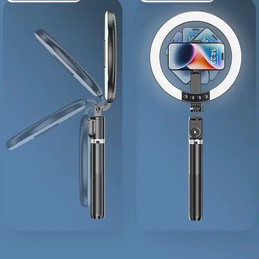 Кольцевая LED-лампа для селфи Usams US-ZB323 10-inch Fill Light 1200mAh - фото 7