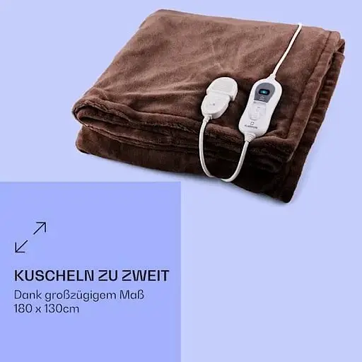 Електроковдра Klarstein Dr.Watson XL 120 Вт (10024005) Коричневий - фото 2