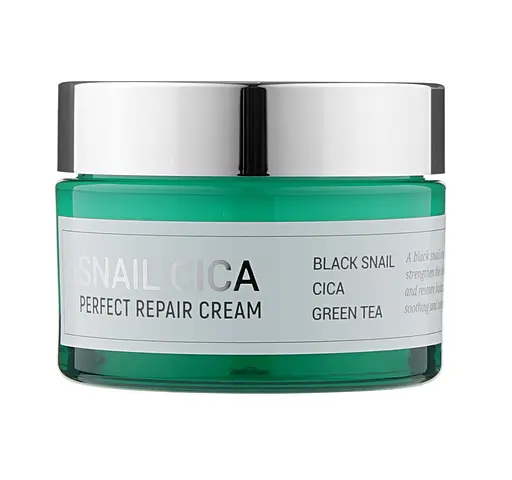 Крем для лица с Центеллой и муцином улитка Snail Cica Perfect Repair Cream Esthetic House 50 мл - фото 1
