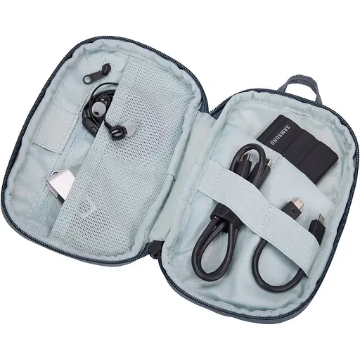 Комплект: Рюкзак Thule Subterra 2 Travel Backpack 26L Dark Slate (TH 3205055) + Органайзер Thule Subterra 2 PowerShuttle Small Dark Slate (TH 3205038) - фото 15