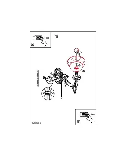 Бра Eglo 85859 Marbella - фото 3