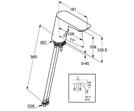 Смеситель для умывальника Kludi Balance 5220005 - фото 2