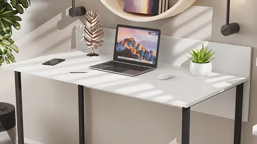 Комп'ютерний стіл Ferrum-decor Скай 75x140x60 чорний ДСП Білий 16мм (FRD-103631) - фото 5