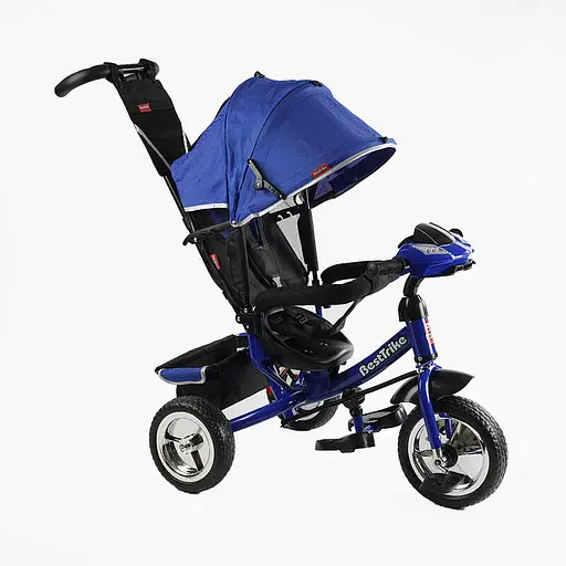 Велосипед трёхколёсный Best Trike, колёса пена, переднее 25 см, заднее 20 см, музыкальная фара, USB, Bluetooth 68-640