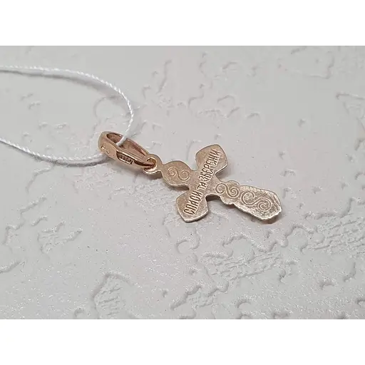 Золотой крестик Tango. Распятие Христа. 230142 - фото 3