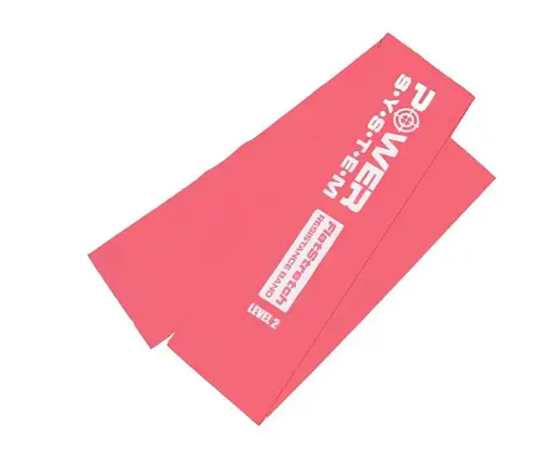 Стрічка-еспандер для спорту та реабілітації Power System PS-4122 Flat Stretch Band Level 2 Red 15-25 кг (PS_4122_Red) - фото 3