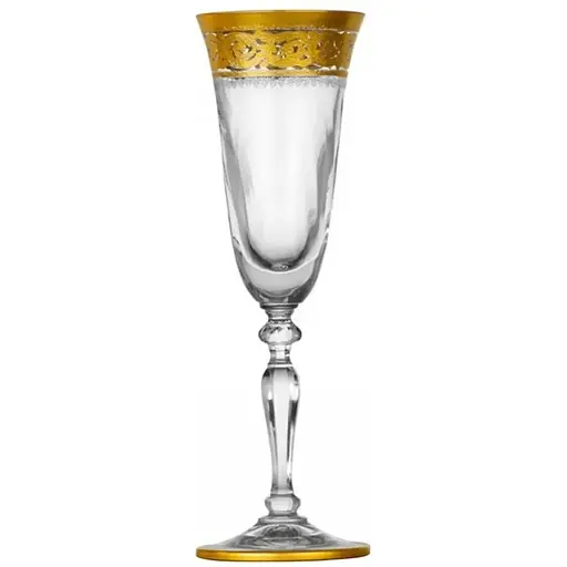 Набір келихів для шампанського (2 шт.) 135ml Gold Версаль NGC34SETCHAMP