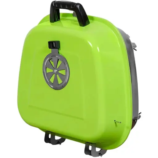 Гриль вугільний Time Eco ТЕ-22024 портативний чорно-зелений - фото 4