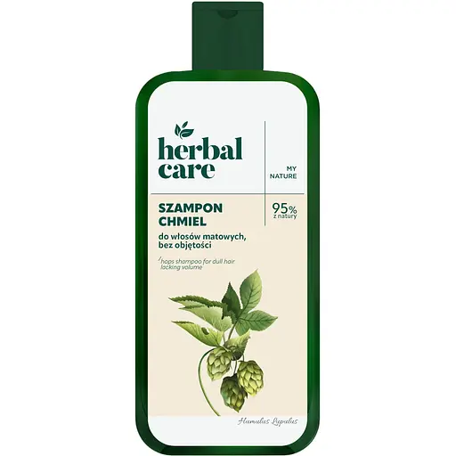 Шампунь для тьмяного волосся позбавленого об'єму Farmona Herbal Care Хміль 330 мл