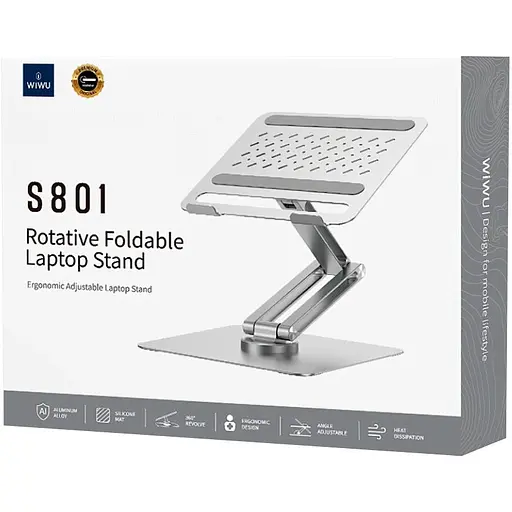 Підставка для ноутбука Wiwu S801 Rotative Foldable (130277) - фото 9