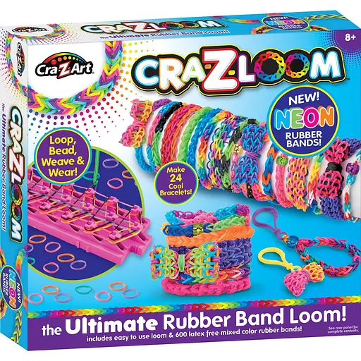 Набір для виготовлення браслетів Cra-Z-Art Ultimate Rubber Band Loom в асортименті (19128CRA) - фото 3
