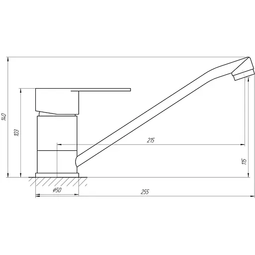 Змішувач для кухні Globus Lux MAIN SM-203 - фото 4
