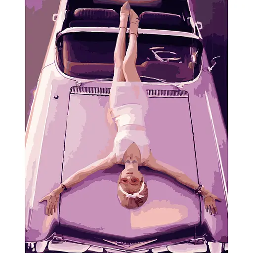 Картина по номерам Strateg ПРЕМИУМ Розовый гламур размером 40х50 см (GS445) 4823113843670 - фото 1