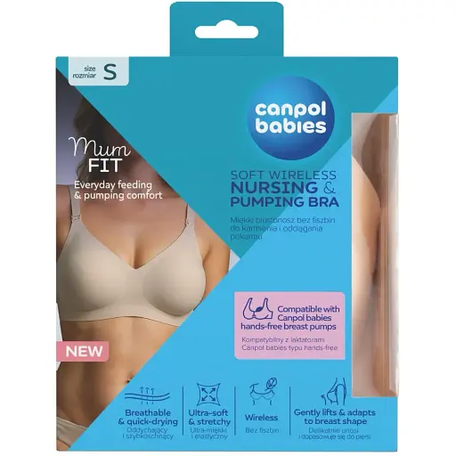 Бюстгальтер Canpol babies для грудного вскармливания и сцеживания S (78/013) - фото 5