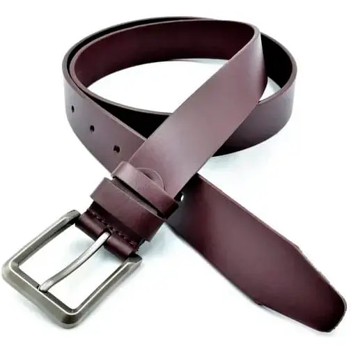 Ремінь шкіряний Weatro чоловічий 3,3х110-125 см acs0027382 - фото 1