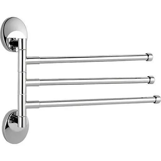 Тримач для рушника поворотний Haiba HB1613 HB0456 350 мм Хром - фото 1