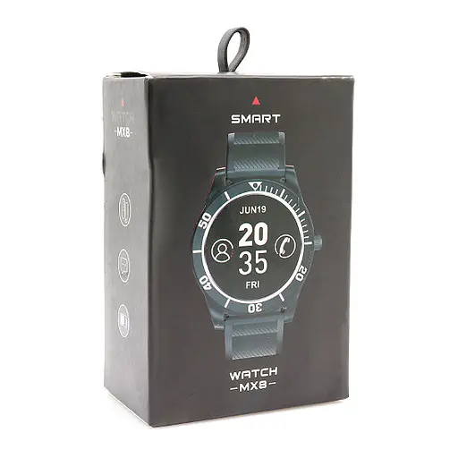 Годинник Smart Watch MX8 (Bluetooth, камера, плеєр, крокомір) Aspor Black - фото 3