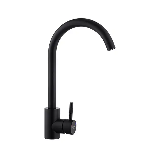 Смеситель для кухни Kroner KRP Edelstahl Klassisch - SCH035GLA CV024352 Черный матовый - фото 1