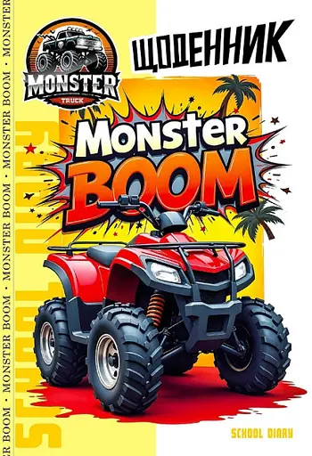 Щоденник, 55 г, 7БЦ, 165x240 мм, 40 аркушів, матова ламінація, гліттер, 25057