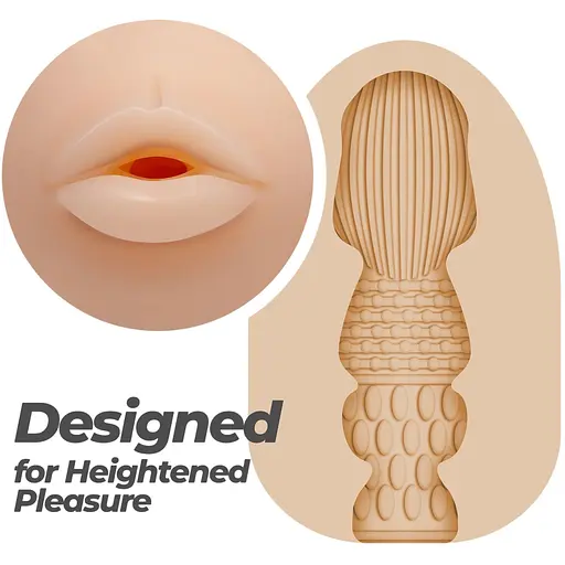 Інтимний мастурбатор Crushious Ezy Egg Oral 8.7 х 5.6 см - фото 8