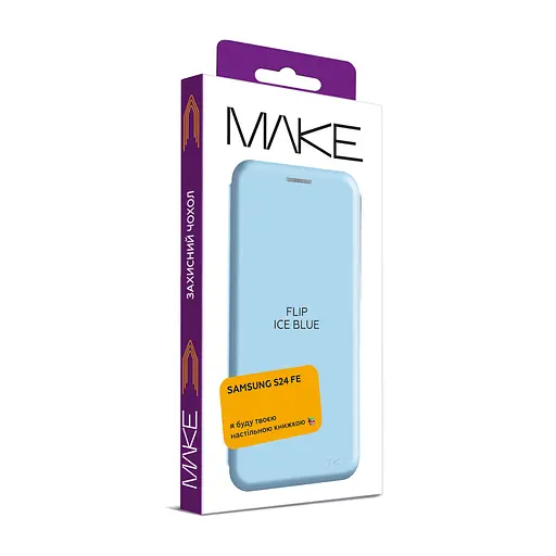 Чохол-книжка Make Samsung S24 FE Flip Ice Blue - фото 5