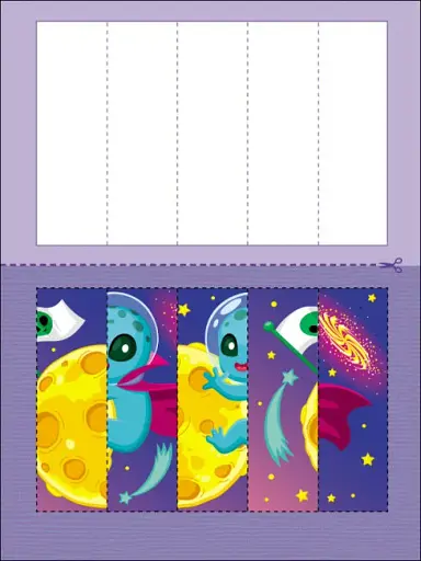 Розвивальні зошити: Пазли-розрізалки. Прибульці - фото 2