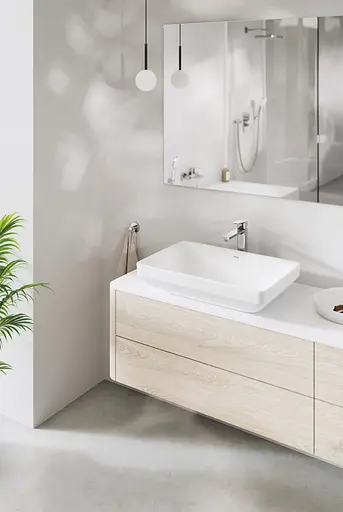 Смеситель для умывальника XL-размера Grohe Cubeo 1017290000 Хром - фото 6