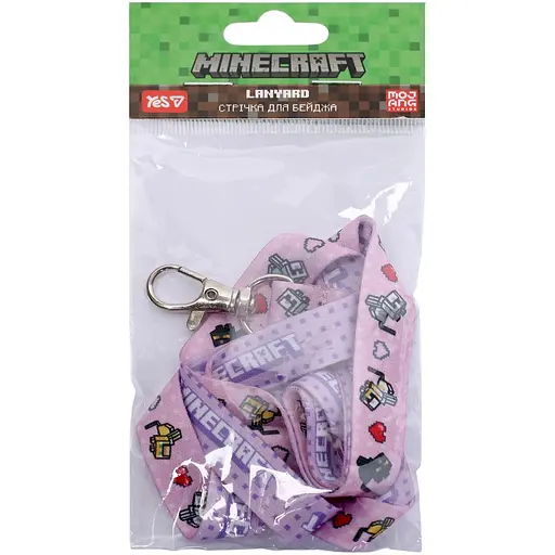 Лента для бейджа с карабином Yes Minecraft.Spring (940402) - фото 3