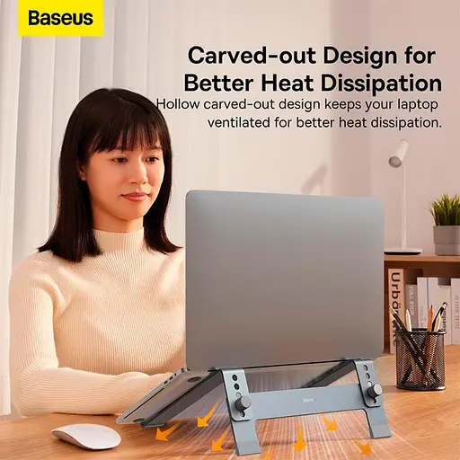 Тримач Baseus UltraStable Series Desktop Laptop Stand (4-Gear Adjustable) - фото 3