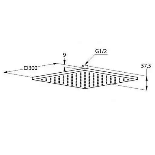 Верхний душ Kludi A-QA 6442005-00 - фото 2