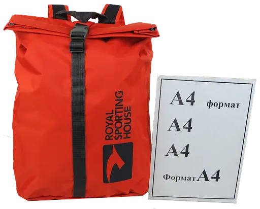 Молодежный рюкзак 17L Sporting House оранжевый Roll-top Royal sum0028794 - фото 10