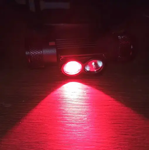 Налобний ліхтар Boruit H02B-Red (біле + червоне світло) с акумулятором 3400мАч - фото 4