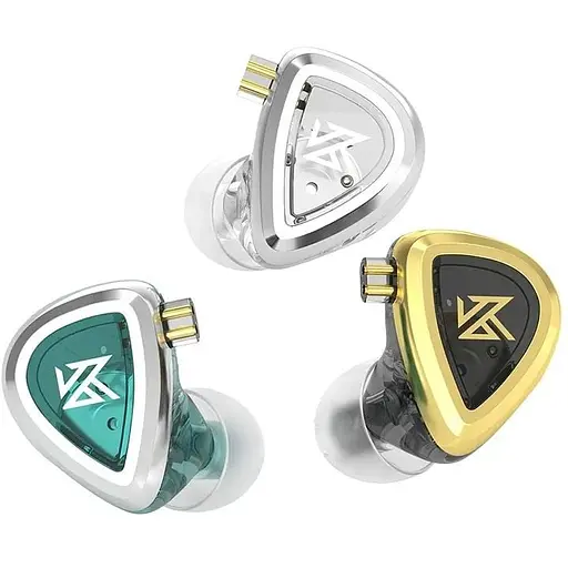 Набір навушників KZ EDA 3 in 1 з динамічним драйвером Multicolor