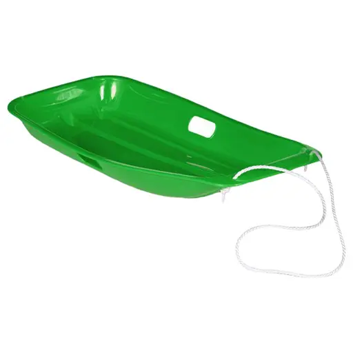 Детская ледянка MS 1769-1, з морозостойкого пластика, зелёная