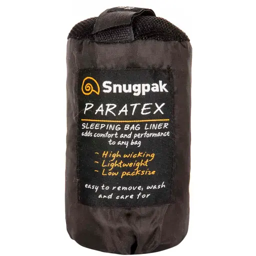 Вкладыш в спальный мешок Snugpak Paratex Liner Black - фото 3