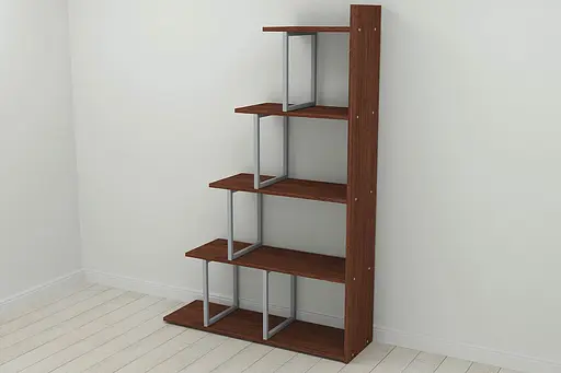 Этажерка Ferrum-decor Стелла 1600x1020x300 Серый металл ДСП Венге Магия (FRD-105485) - фото 5