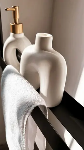 Полка для ванны Rea SF02 60 black matt REA-06010, Черный матовый - фото 4