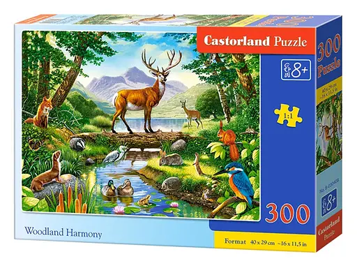 Пазли Castorland Лісова гармонія, 300 елементів, B-030408