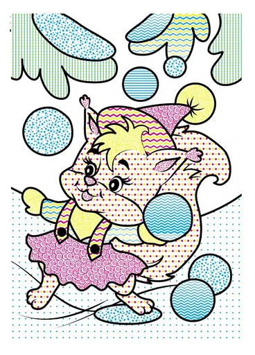 Водные раскраски. Медвежонок в зимней сказке 9789669479884 - фото 4