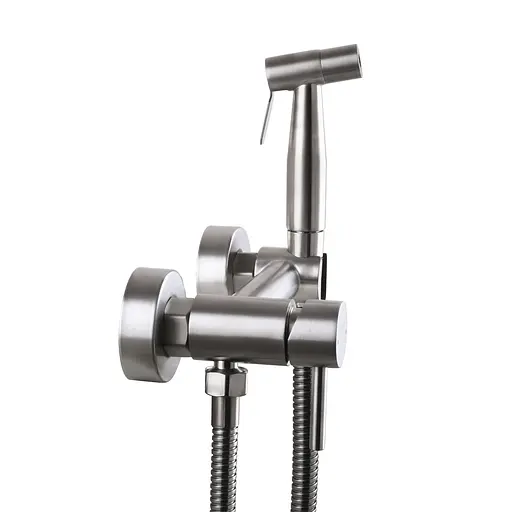 Змішувач для гігієнічного душу зовнішнього монтажу 150 мм Globus Lux SBT-6SS-106MIX, Нержавіюча сталь - фото 4
