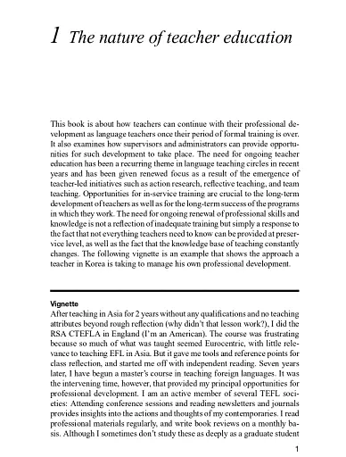 Professional Development for Language Teachers. Strategies for Teacher Learning - фото 2