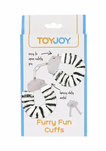 Наручники Toy Joy Furry Fun Cuffs 28 см мульти - фото 6