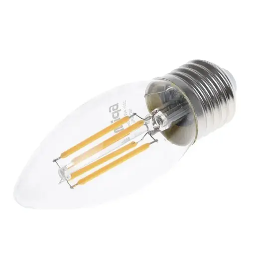 Лампа Brille филаментная LED E27 4W 4 pcs WW C35 COG 220 В