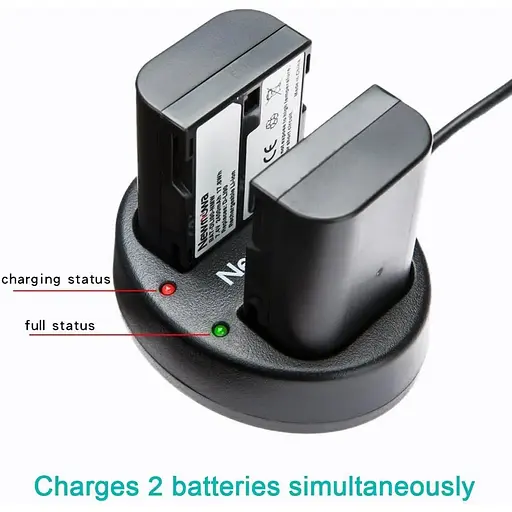 Сменная батарея D-Li90 Newmowa (2 шт.) и двойное зарядное устройство USB для Pentax D-LI90 и Pentax 645D, 645Z, K-01, k-1, K-3 - фото 2