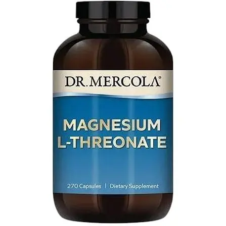 L-треонат магния Dr. Mercola Magnesium L-Threonate, 270 капсул