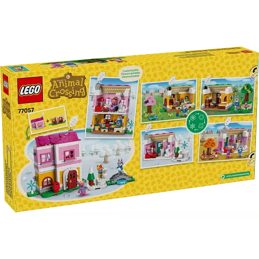 Уценка. Конструктор LEGO Animal Crossing Творческие дома: сезоны развлечений 814 деталей (77057) - фото 9