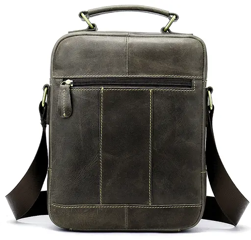 Сумка чоловіча вертикальна шкіряна Vintage 27х21х6 см sum0028947 - фото 2