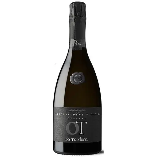 Вино игристое La Tordera Prosecco Rive Di Guía Valdobbiadene Superiore DOCG Otreval Extra Brut - Zero Zuccheri белое брют экстра 12% 0.75 л (1031)