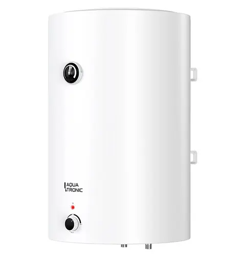 Водонагрівач електричний Aquatronic, 1500 Вт, мокрий ТЕН, 100 л універсальний, циліндричний, білий (Round W1004615 B4) - фото 3