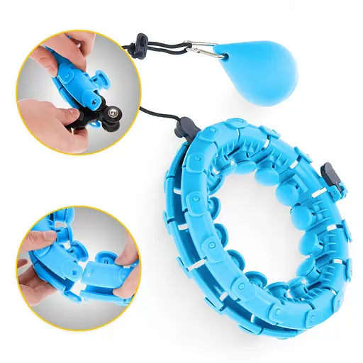 Обруч (хулахуп) массажный 4FIZJO с отягощением 4FJ0649 (P-5907739316837) - фото 3